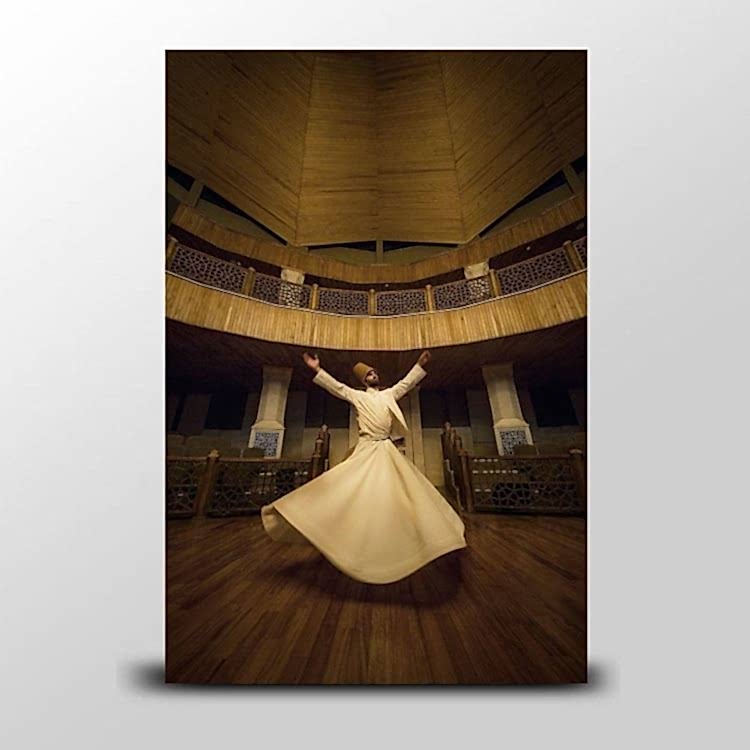 Mevlevi Semazen Temalı Kanvas Tablo