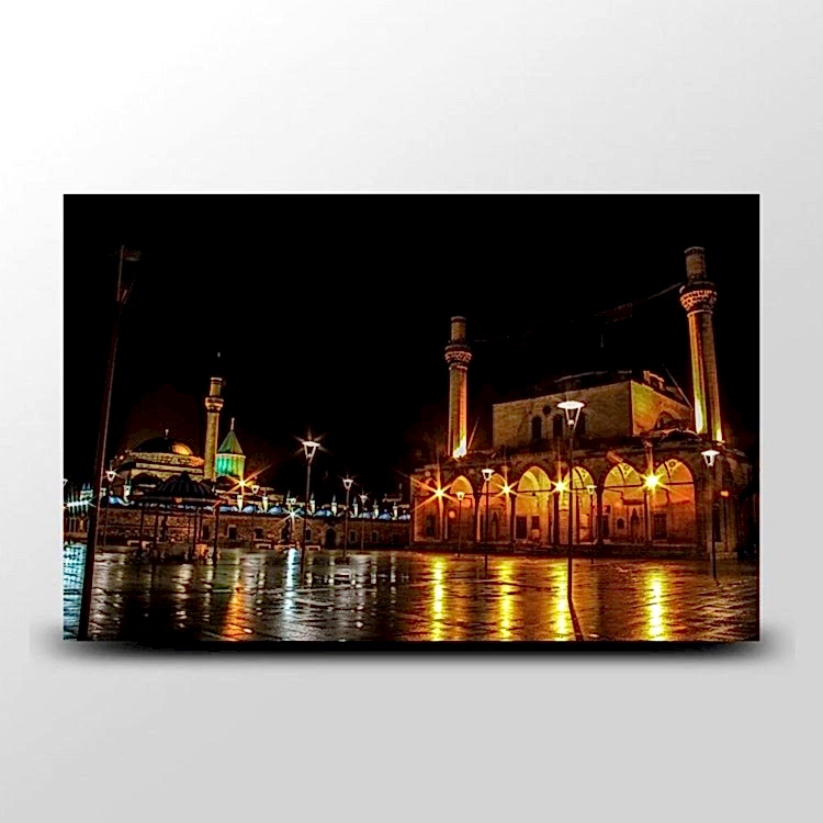 Mevlevi Semazen Temalı Kanvas Tablo