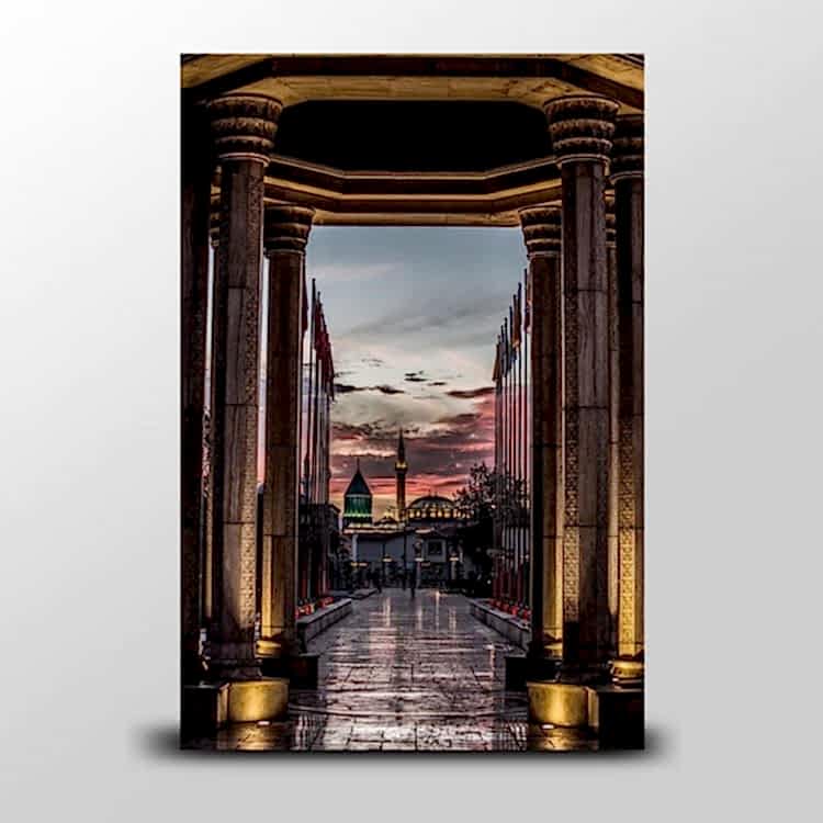 Mevlevi Semazen Temalı Kanvas Tablo