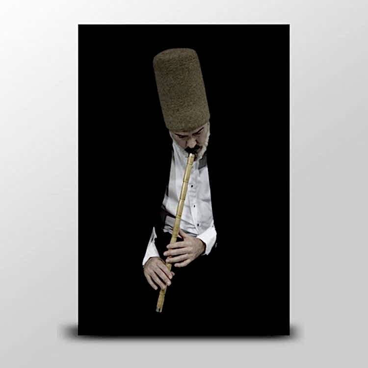 Mevlevi Semazen Temalı Kanvas Tablo