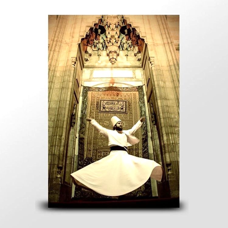 Mevlevi Semazen Temalı Kanvas Tablo