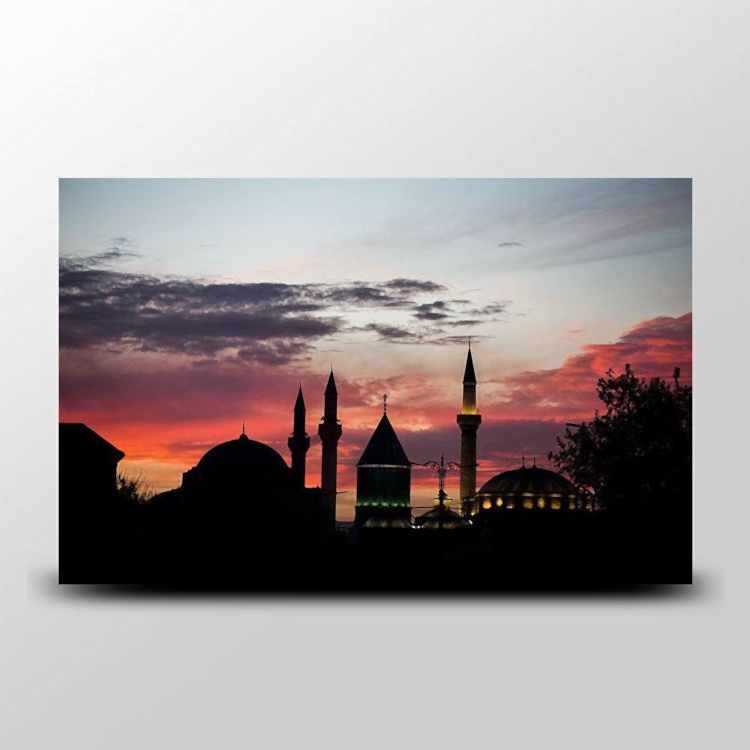 Mevlevi Semazen Temalı Kanvas Tablo