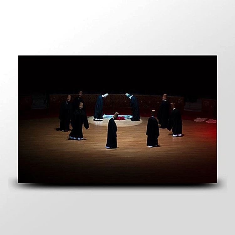 Mevlevi Semazen Temalı Kanvas Tablo