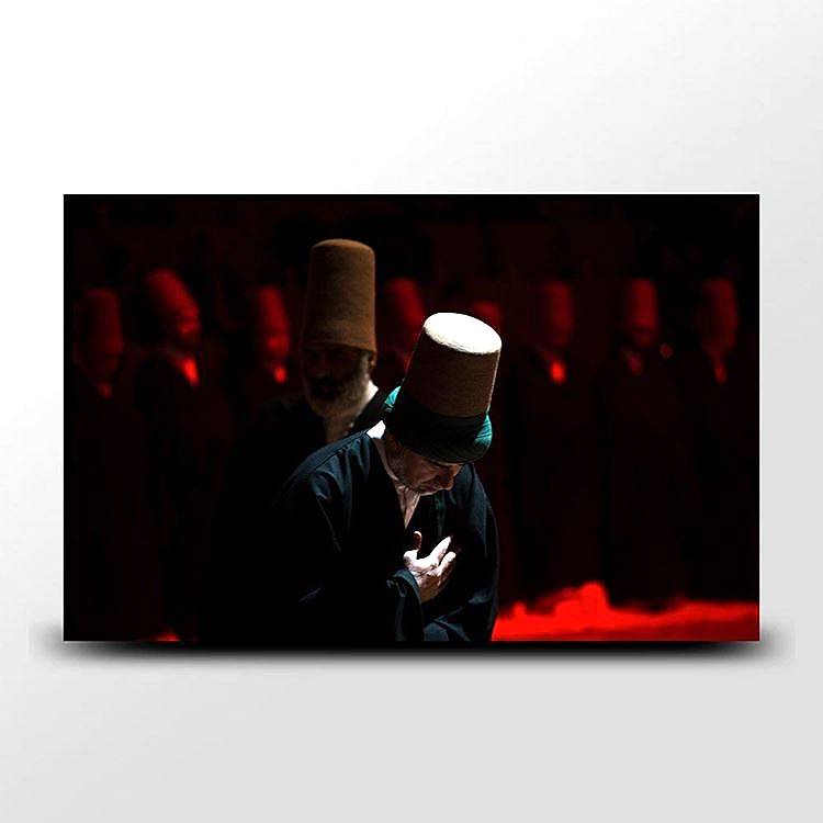 Mevlevi Semazen Temalı Kanvas Tablo