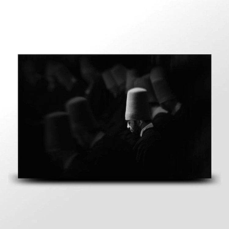 Mevlevi Semazen Temalı Kanvas Tablo