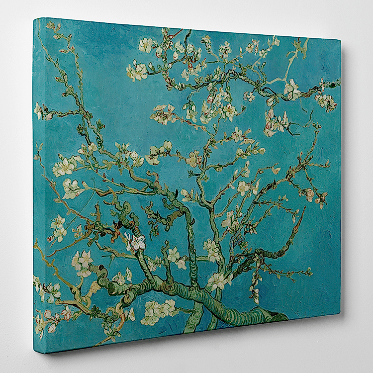 Çiçek Açan Badem Ağacı Kanvas Tablo Vincent Van Gogh