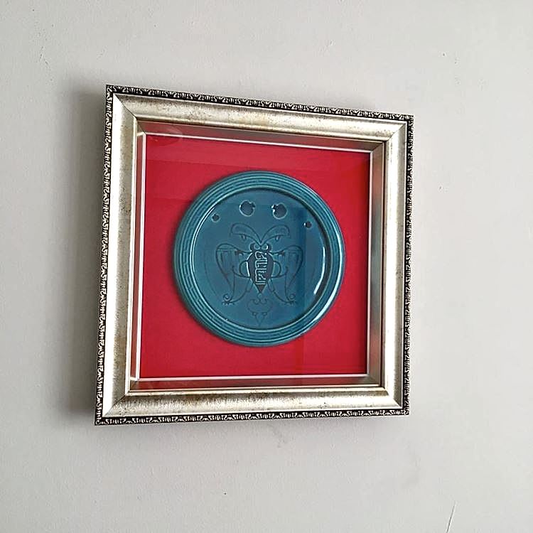 Seramik Selçuklu Kartalı 42x42 cm