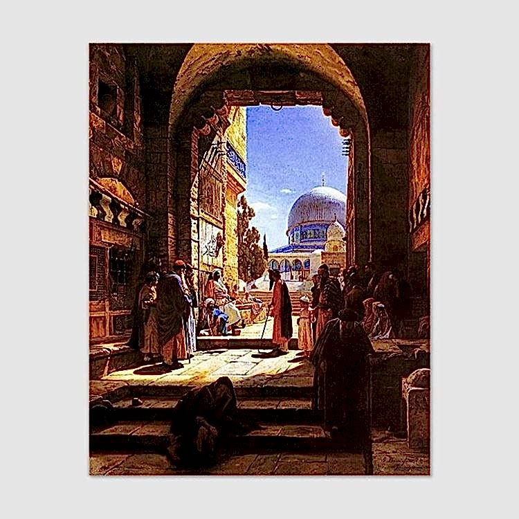 Cami Bahçesine Giriş