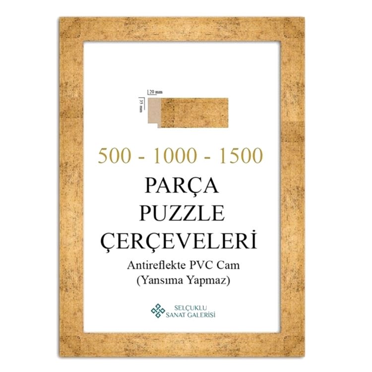Puzzle Çerçevesi 30 mm 50x70 cm Çerçeve 35x50 cm