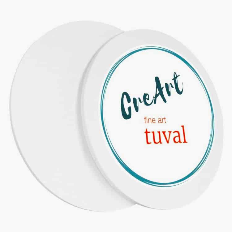 110 Cm Daire Resim Tuvali