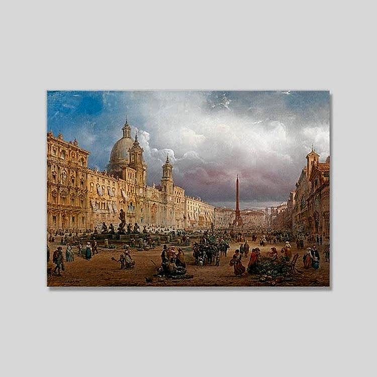 Roma’da Kalabalık Pazar