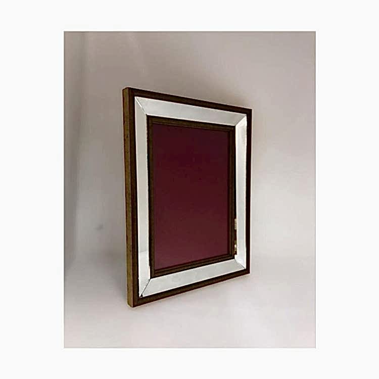 Dekoratif Aynalı Fotoğraf Çerçevesi Ayaklı