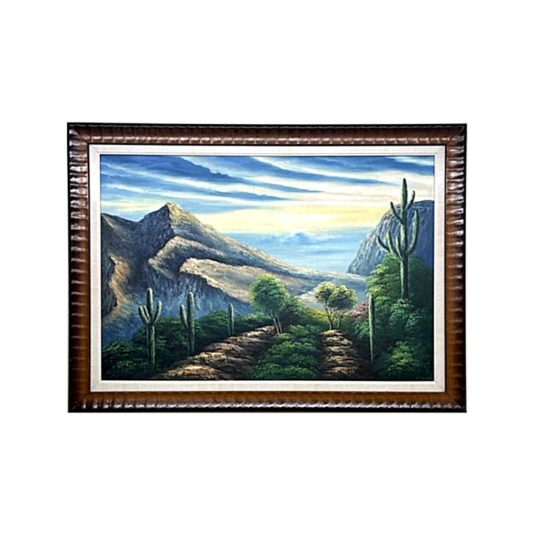 Kaktüsler Yağlıboya Tablo 75x107 cm