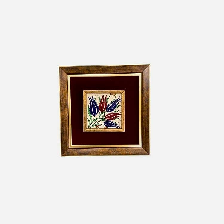 Çini Tablo Laleler 23x23 cm