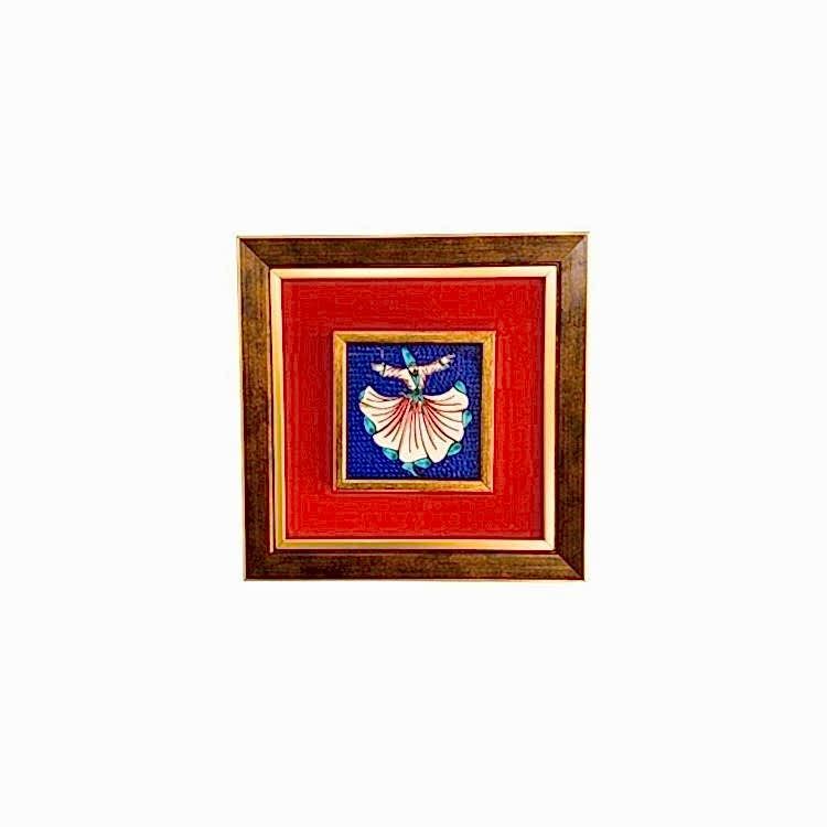 Çini Tablo Semazen 23x23 cm