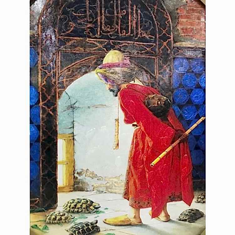 Kaplumbağa Terbiyecisi 70x100 cm