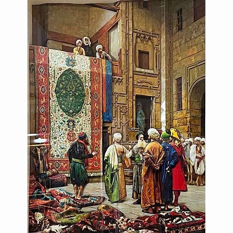 Rölyef Tablo Halı Satıcısı 67x86 cm
