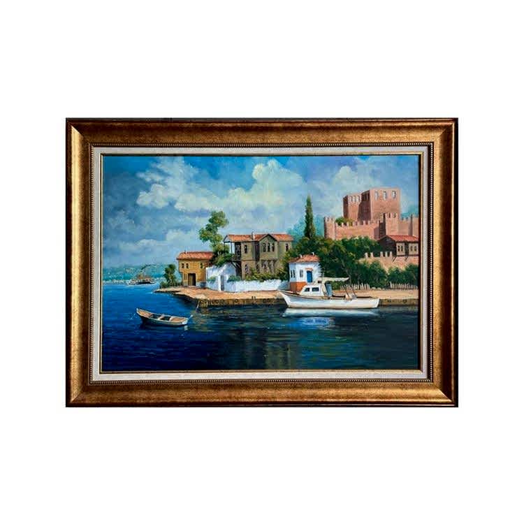 Anadolu Kavağı Yağlıboya Tablo 80x110 cm