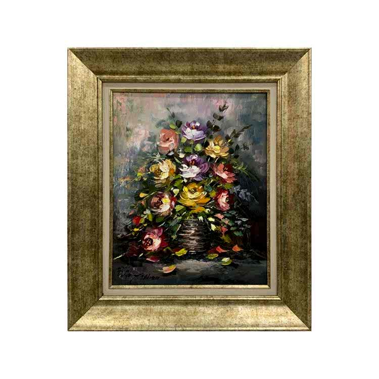 Yağlı Boya Tablo Vazoda Çiçekler 60X70 cm