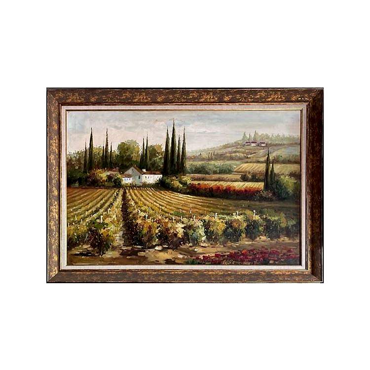 Üzüm Bağı Yağlıboya Tablo 75x105 cm